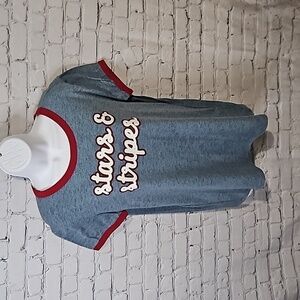 Lularoe Liv stars and stripes tee